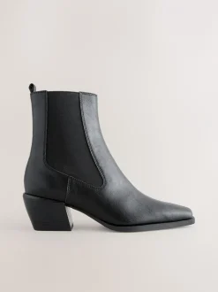 Ruimvallend En Extraruimvallend*Next - Chelsea-stijl western cowboy Boots Zwart