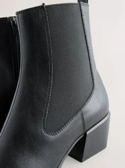 Ruimvallend En Extraruimvallend*Next - Chelsea-stijl western cowboy Boots Zwart