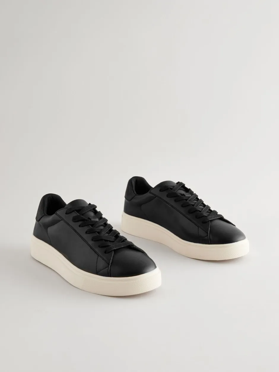 Schoenen|Next - Chic-casual lange sneakers Zwart