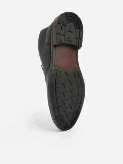 Boots*Next - Chukka-laarzen van gewaxt leer Zwart