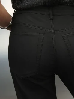 Jeans*Next - Coated Bootcut Jeans Zwart