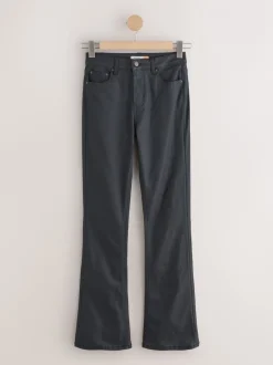 Jeans*Next - Coated Bootcut Jeans Zwart