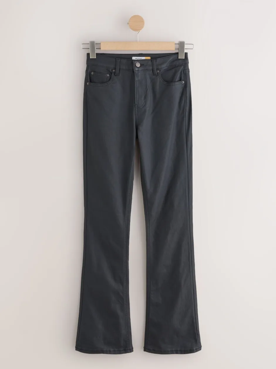 Jeans*Next - Coated Bootcut Jeans Zwart
