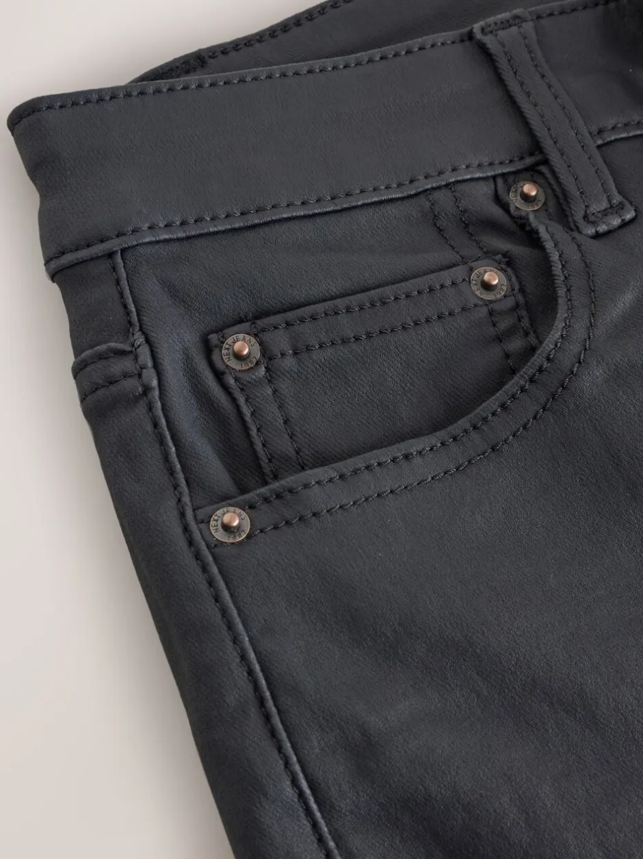 Jeans*Next - Coated Bootcut Jeans Zwart