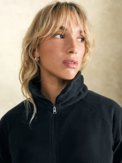 Sportkleding|Columbia - Womens Glacial IV Half Zip Fleece Zwart