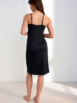 Alle Nacht- En Loungekleding*Next - Comfortabele slip van microvezel Zwart