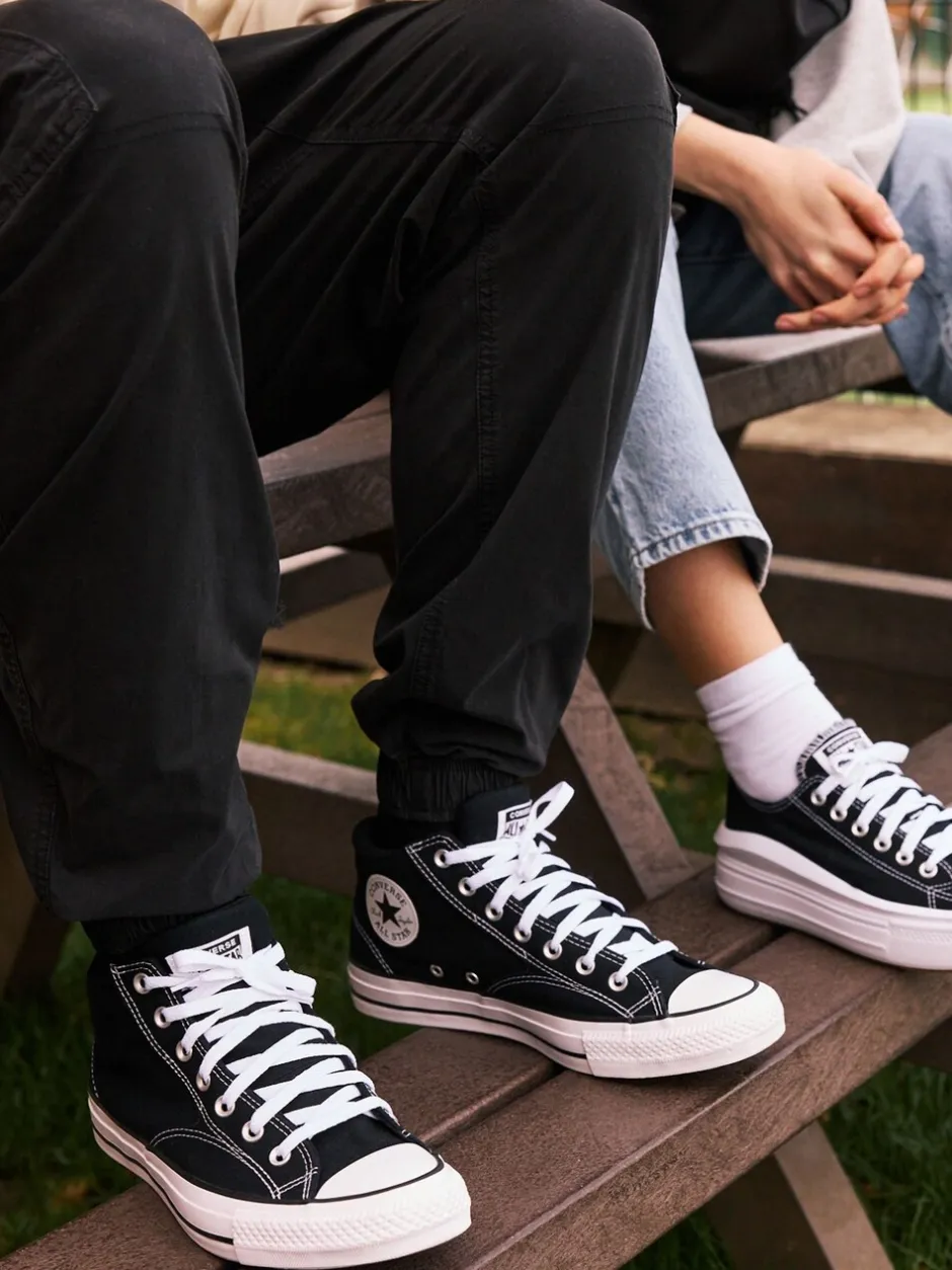 Sneakers|Converse Zwart - - Malden Street Mid sneakers