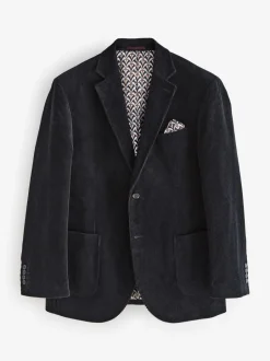 Blazers En Business-Jasjes*Next - Corduroy blazer Zwart