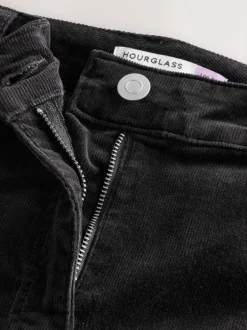 Broeken*Next - Corduroy Bootcut Hourglass Trousers Zwart