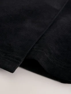 Rokken*Next - Corduroy mini-wikkelrok Zwart