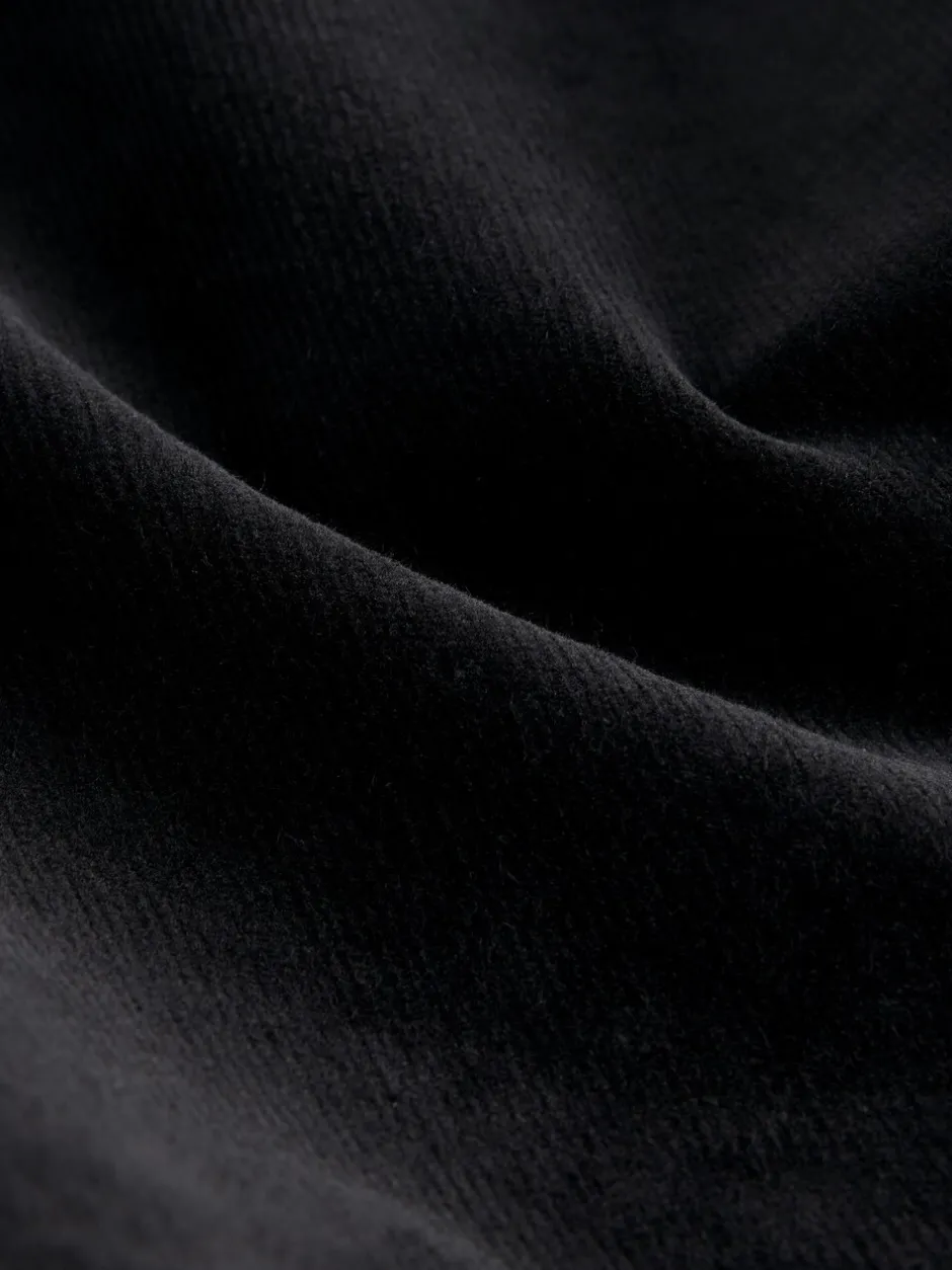 Rokken*Next - Corduroy mini-wikkelrok Zwart