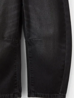 Jeans*Cotton On - Unisex Barrel Leg Denim Jeans Zwart