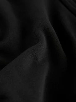 Jassen En Jacks|Next Zwart - Cotton Rich Full Zip Jersey Bomber Jacket