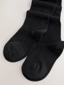 Sokken En Panty's|Schoolkleding|Next - Cotton Rich School Tights 3 Pack Zwart