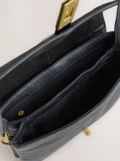 Tassen En Portemonnees|Next - Crossbodytas met imitatie krokodillenleer Zwart