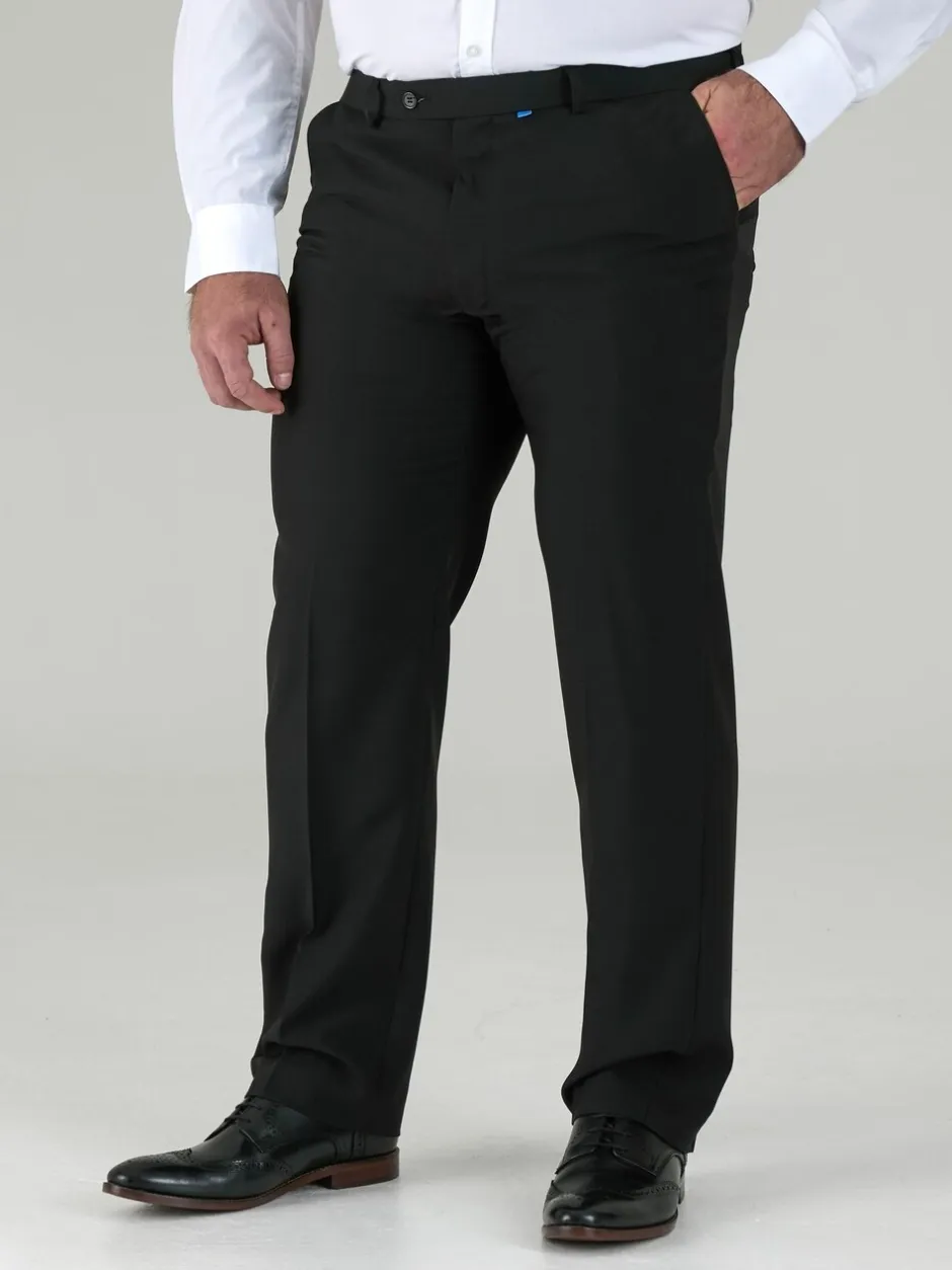 Formele Broek|D555 - MAX Xtenda Waist Trousers Zwart