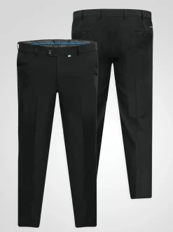 Formele Broek|D555 - MAX Xtenda Waist Trousers Zwart