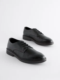 Schoenen|Formele Schoenen|Next - Derby-schoenen met dikke zool Zwart