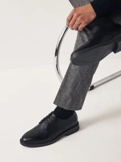 Schoenen|Formele Schoenen|Next - Derby-schoenen met dikke zool Zwart
