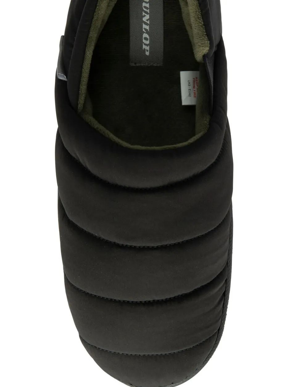Pantoffels*Dunlop - Nylon Full Slippers Zwart