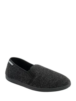 Pantoffels*Dunlop - pantoffels met dubbele inzet voor heren Zwart
