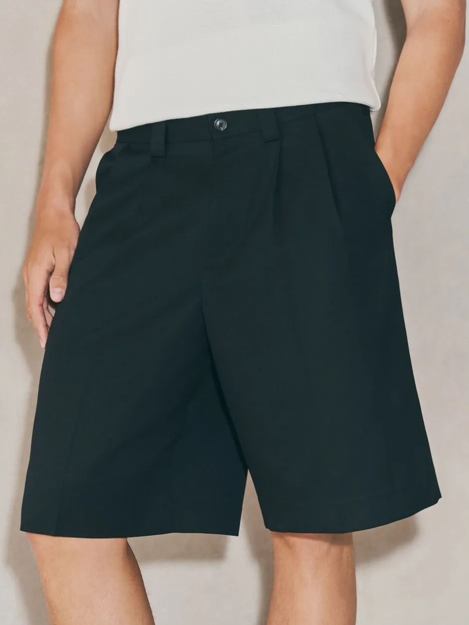 Shorts|Next Zwart - EDIT Baggy Fit Formal Shorts