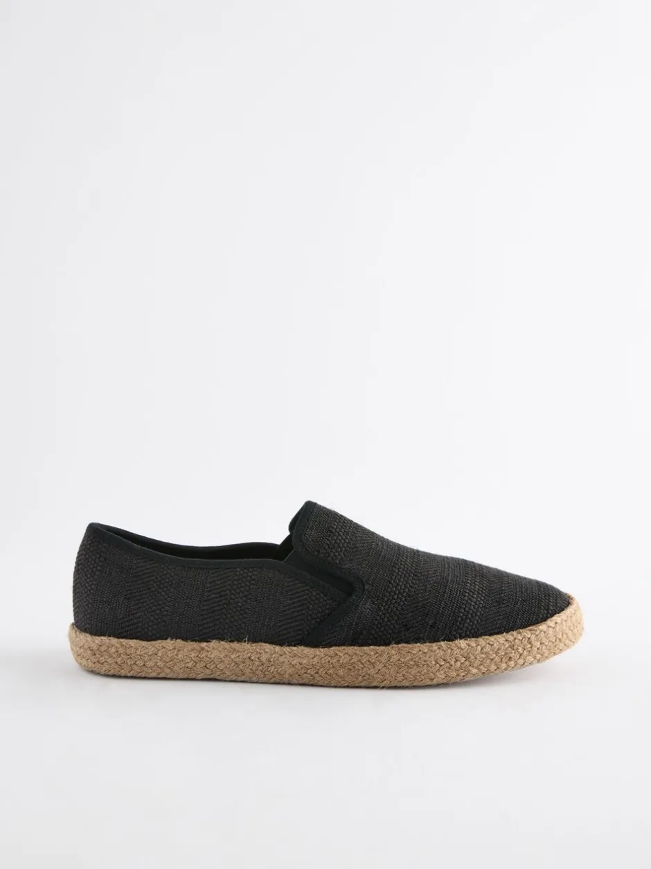 Schoenen*Next - Espadrilles met textuur Zwart