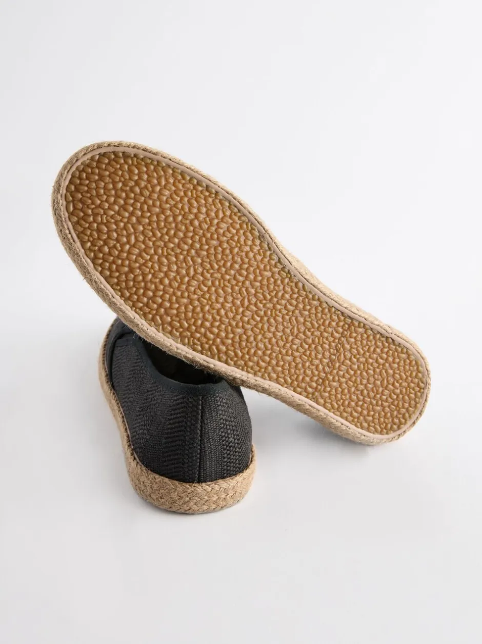 Schoenen*Next - Espadrilles met textuur Zwart