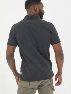 T-Shirts En Hemden|Poloshirts*Fat Face - FatFace - Piqué polo met korte mouwen Zwart