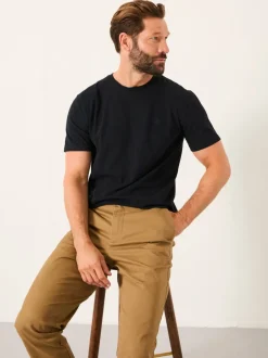 Loungewear*Fat Face Zwart - FatFace T-shirt met korte mouwen
