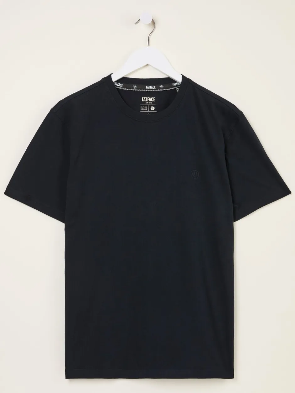 Loungewear*Fat Face Zwart - FatFace T-shirt met korte mouwen