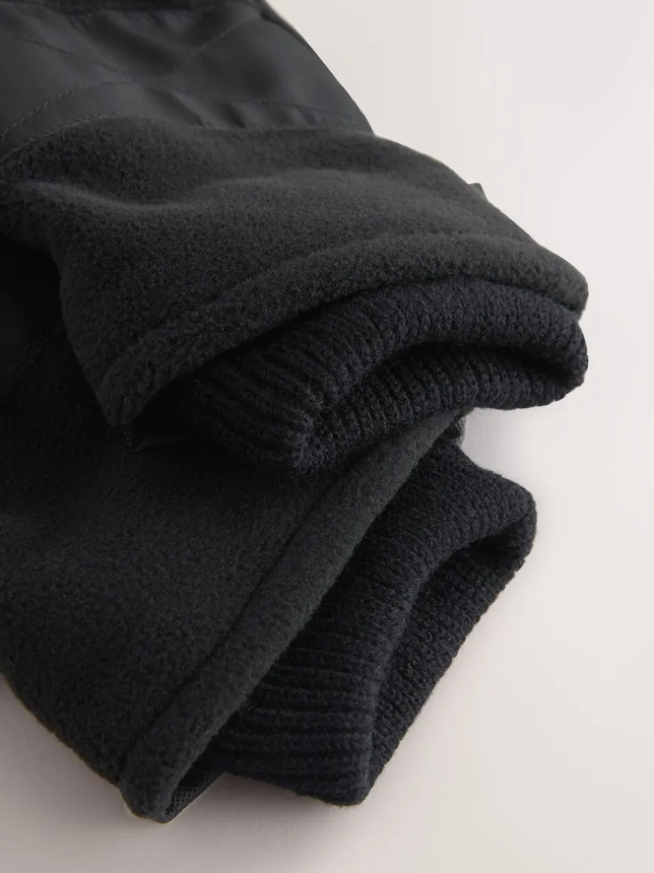 Mutsen, Sjaals En Handschoenen*Next Zwart - Fleece handschoenen