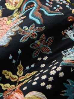 Gelegenheidskleding|Jassen En Jacks*Next - Floral Jacquard Bomber Jacket Zwart
