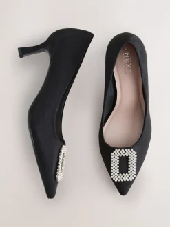 Schoenen Met Hakken*Next Zwart - Forever Comfort - Spitse hakken met siersteentjes