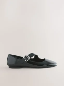 Lage Schoenen*Next - Forever Comfort® Asymmetric Mary Jane Shoes Zwart