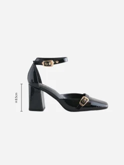 Schoenen Met Hakken*Next - Forever Comfort® Buckle Closed Toe Block Heels Zwart