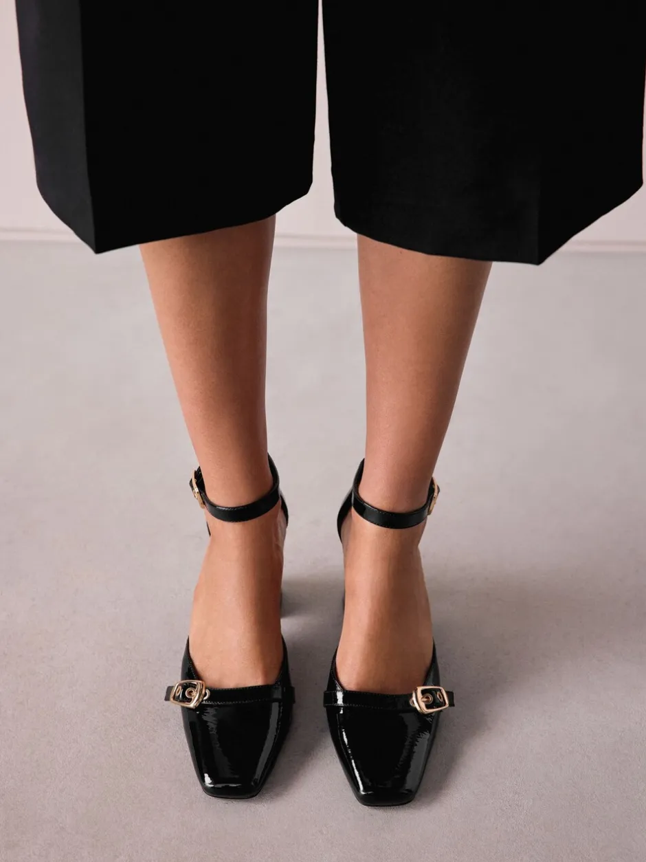 Schoenen Met Hakken*Next - Forever Comfort® Buckle Closed Toe Block Heels Zwart