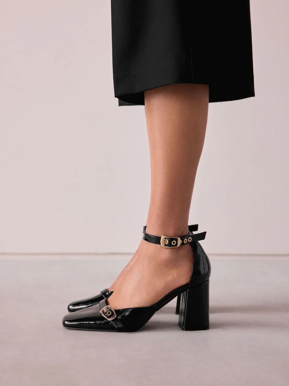 Schoenen Met Hakken*Next - Forever Comfort® Buckle Closed Toe Block Heels Zwart