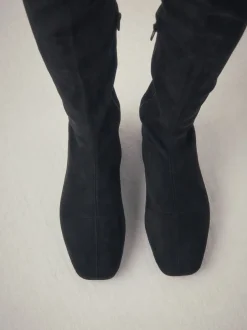 Boots*Next Zwart - Forever Comfort® Flat Sock Over The Knee Boots