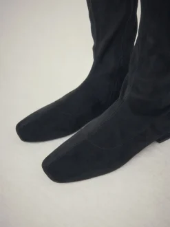 Boots*Next Zwart - Forever Comfort® Flat Sock Over The Knee Boots