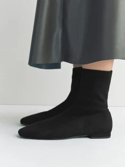 Boots|Next Zwart - Forever Comfort® Flat Sock Ankle Boots