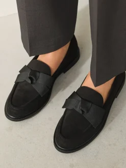 Lage Schoenen*Next Zwart - Forever Comfort® Instappers met Strik