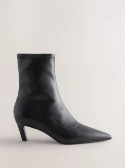 Boots|Next - Forever Comfort® Pointed Toe Sock Boots Zwart