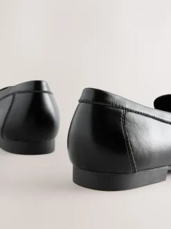 Lage Schoenen|Next - Forever Comfort® Soft Ruched Loafers Zwart