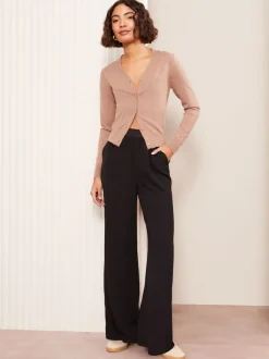 Broeken|Kostuums En Werkkleding|Friends Like These Zwart - Elasticated Waist Trousers