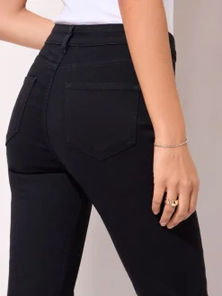 Jeans|Friends Like These - jegging met hoge taille Zwart