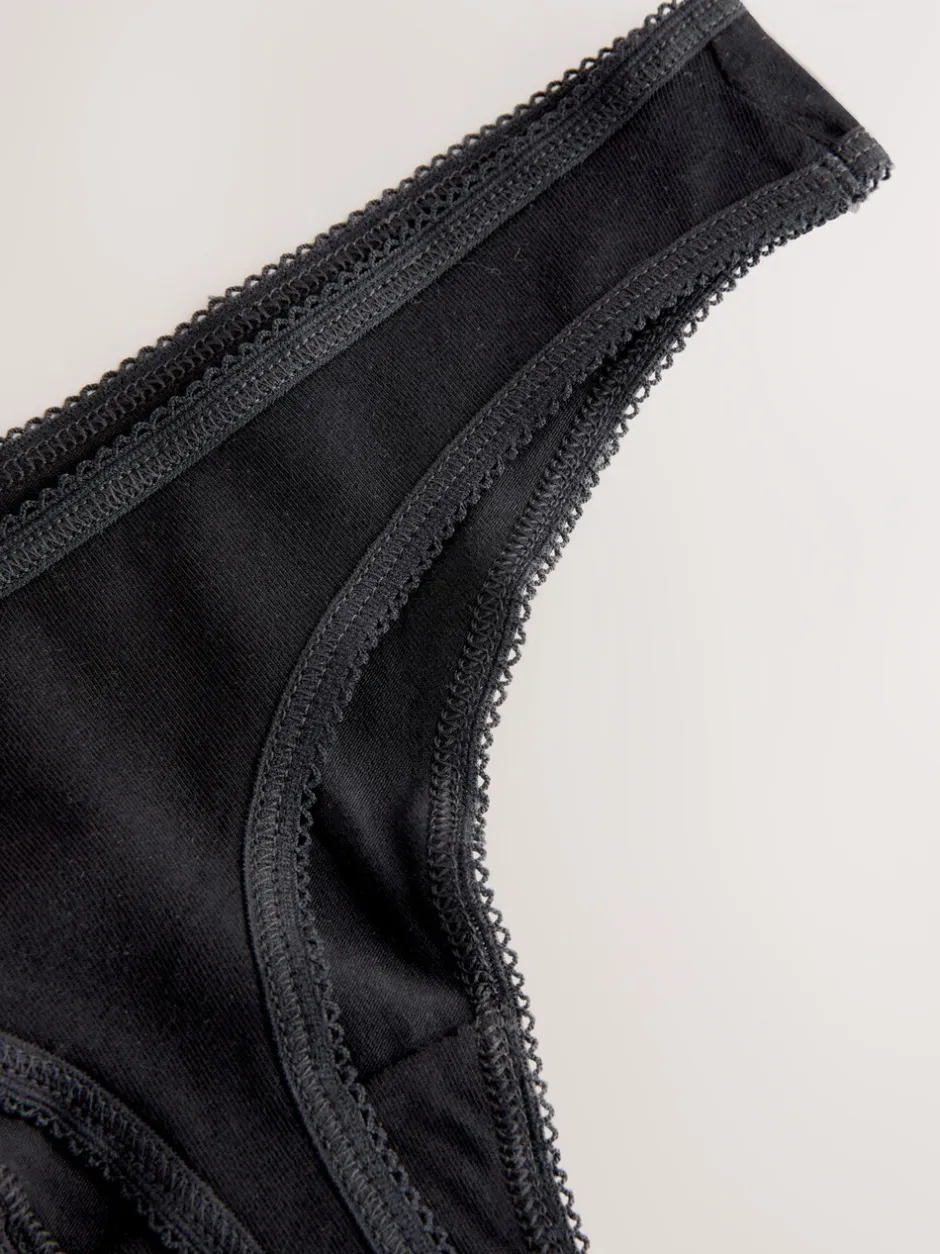 Onderbroeken*Next Zwart - Full Briefs Cotton Knickers 10 Pack