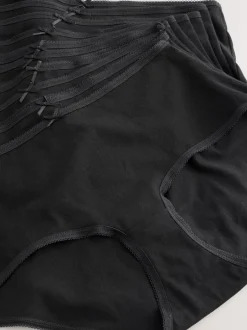 Onderbroeken*Next Zwart - Full Briefs Cotton Knickers 10 Pack