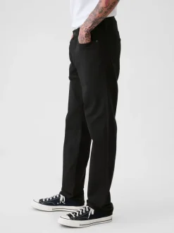 Jeans|Gap - City Stretch Jeans in Straight Fit Zwart