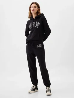 Sportkleding|Leggings En Joggingbroeken*Gap - joggingbroek met logo en rechte pijpen Zwart